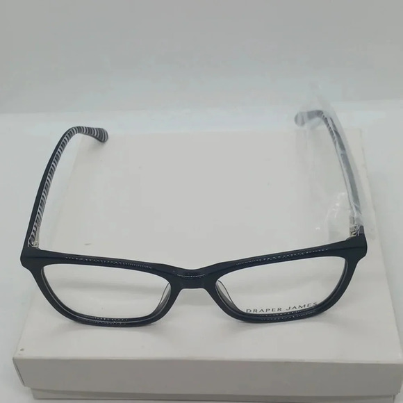 NWT WOMEN'S DRAPER JAMES EYEGLASS FRAMES DJ5036 BLACK - Picture 3 of 4